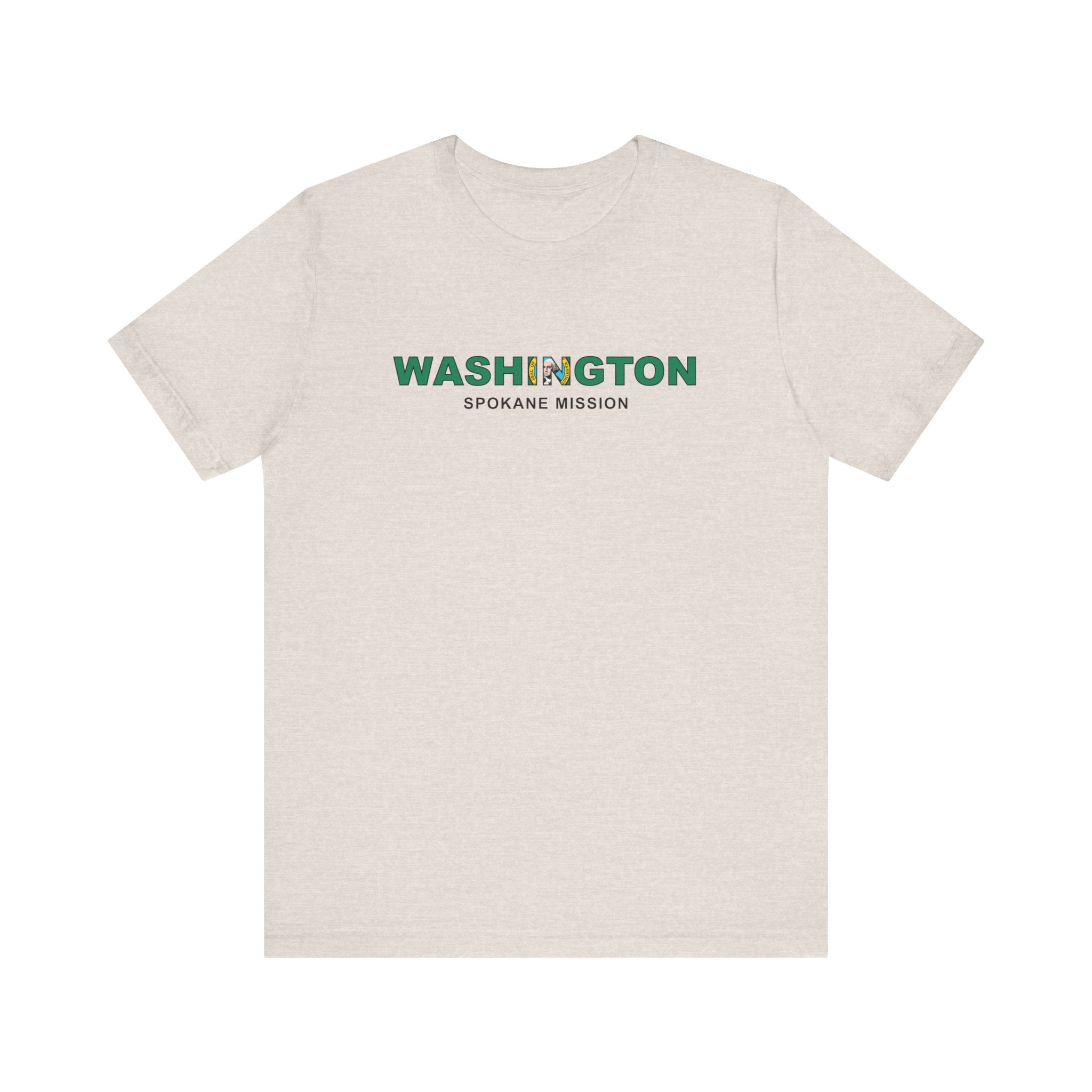 Washington Spokane Mission Flag Title T-shirt - Mission Wishlist - LDS Missionary Gift Store