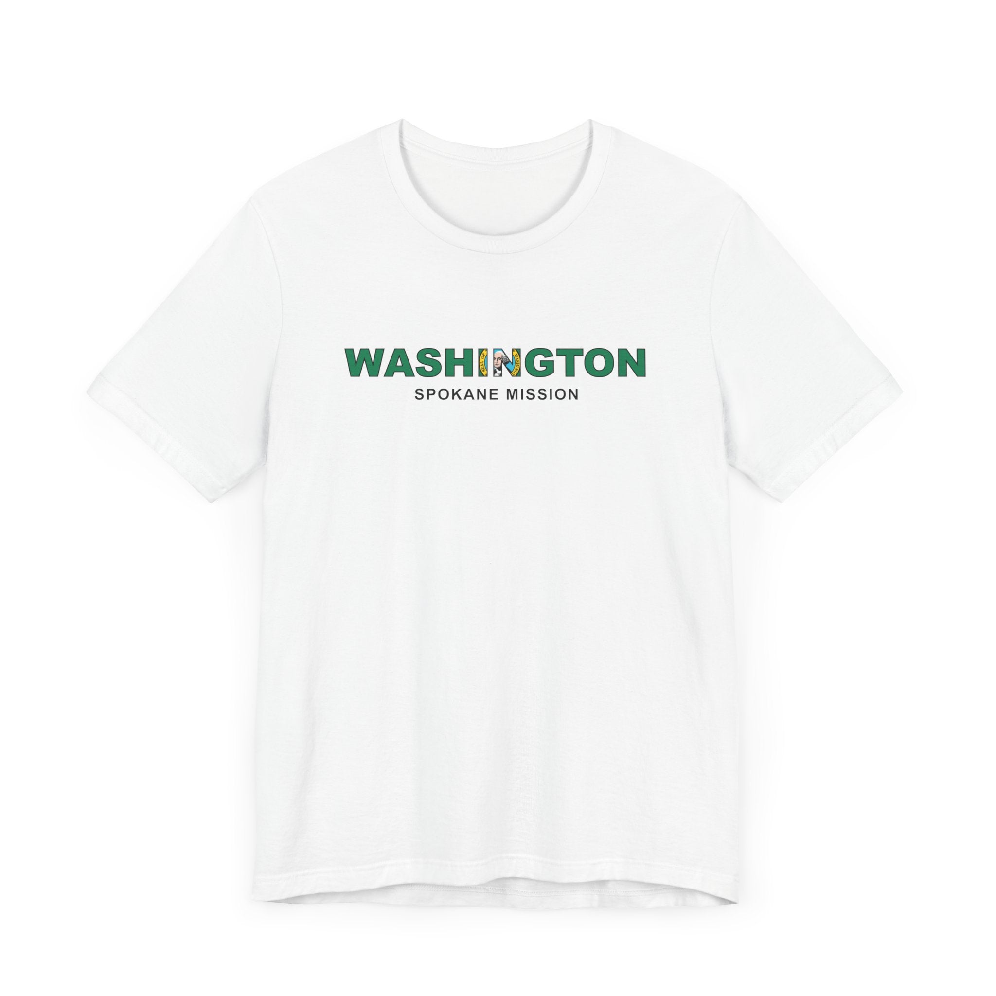 Washington Spokane Mission Flag Title T-shirt - Mission Wishlist - LDS Missionary Gift Store