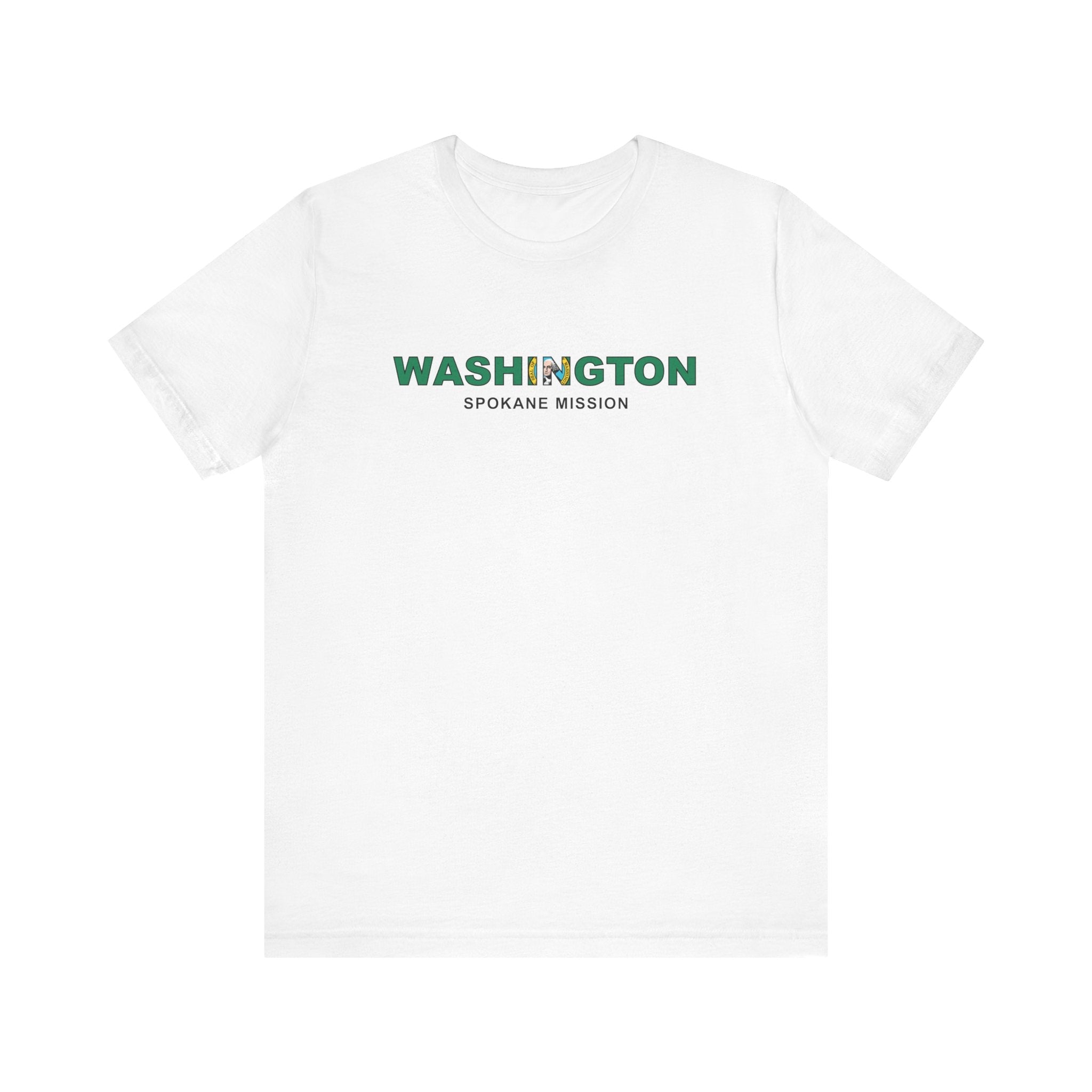 Washington Spokane Mission Flag Title T-shirt - Mission Wishlist - LDS Missionary Gift Store
