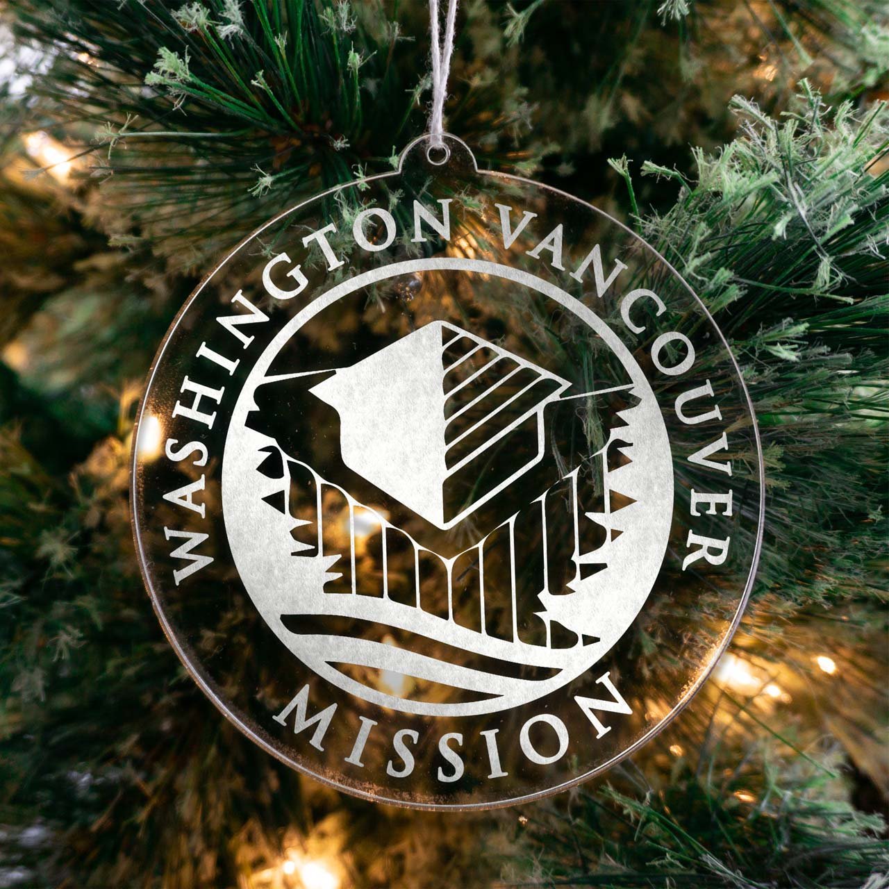 Washington Vancouver Mission Christmas Ornament - Latter-Day Saint LDS Missionary Gift - Book of Mormon