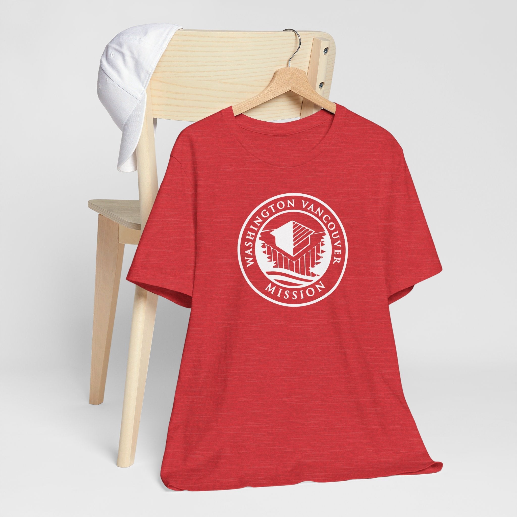 Washington Vancouver Mission Circular Monochrome Logo T-Shirt - Latter-Day Saint LDS Missionary Gift - Book of Mormon