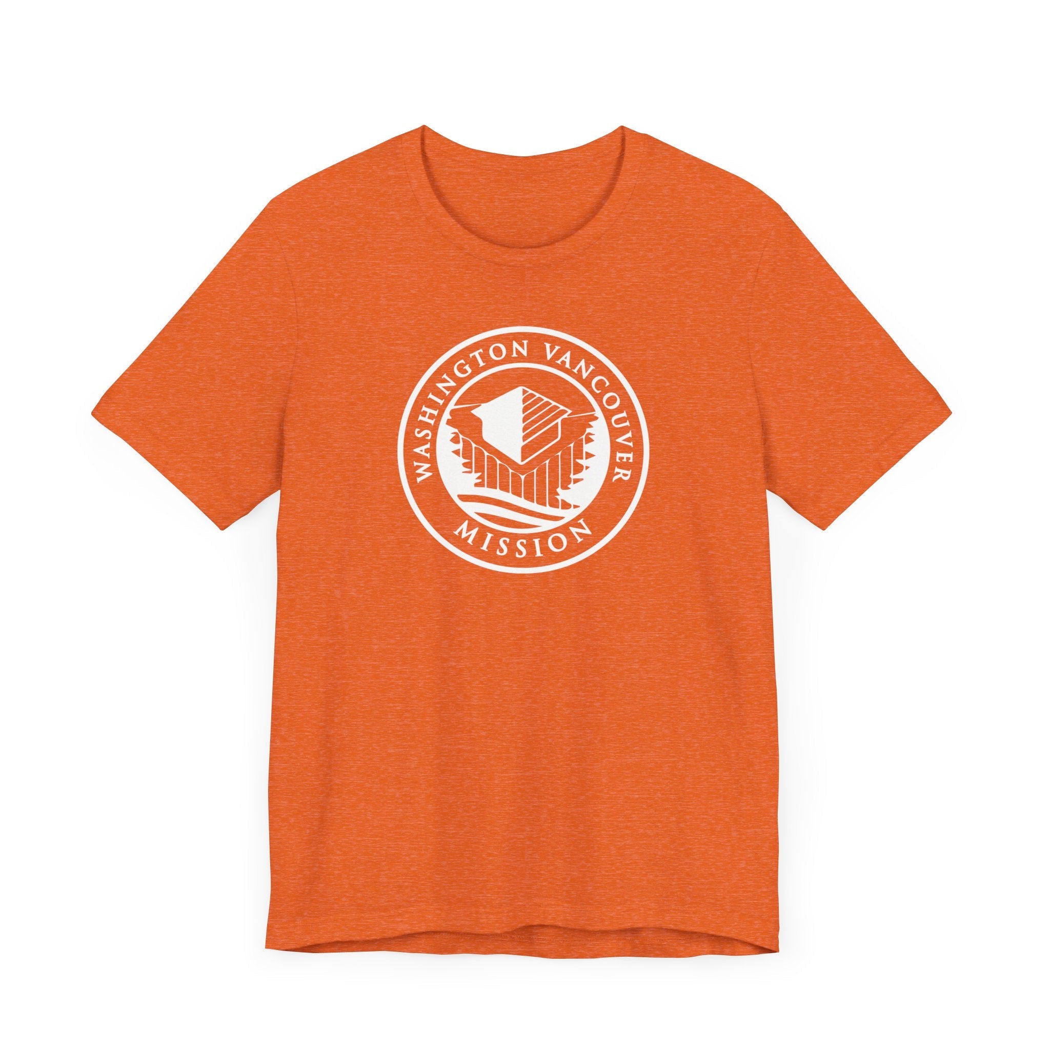 Washington Vancouver Mission Circular Monochrome Logo T-Shirt - Latter-Day Saint LDS Missionary Gift - Book of Mormon