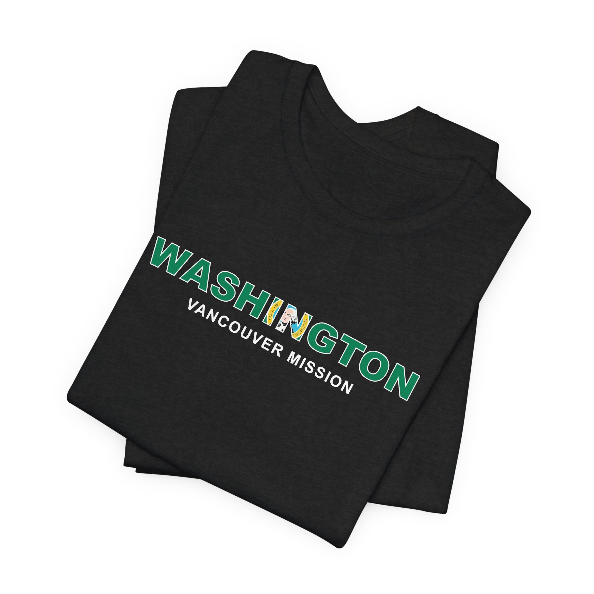 Washington Vancouver Mission Flag Title T-shirt - Mission Wishlist - LDS Missionary Gift Store