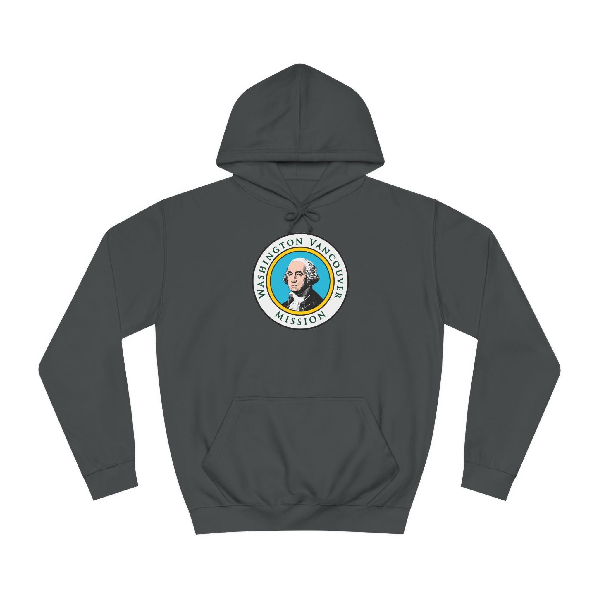 Washington Vancouver Mission State Flag Logo (White Border) College Hoodie - Mission Wishlist - LDS Missionary Gift Store