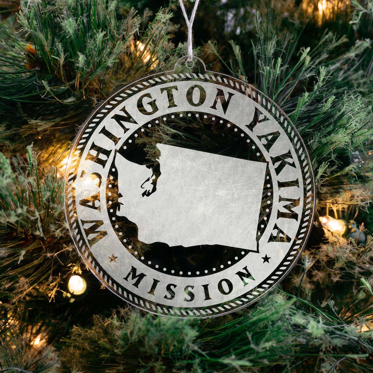 Washington Yakima Mission Christmas Ornament - Latter-Day Saint LDS Missionary Gift - Book of Mormon