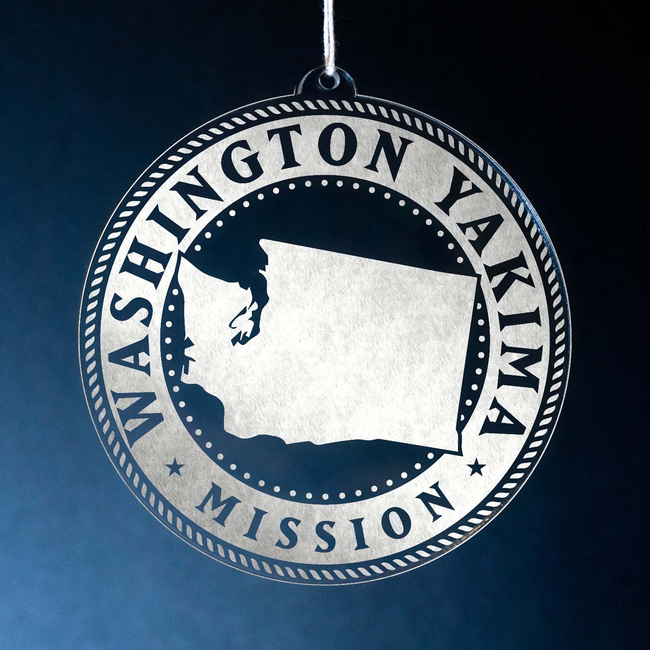 Washington Yakima Mission Christmas Ornament - Latter-Day Saint LDS Missionary Gift - Book of Mormon
