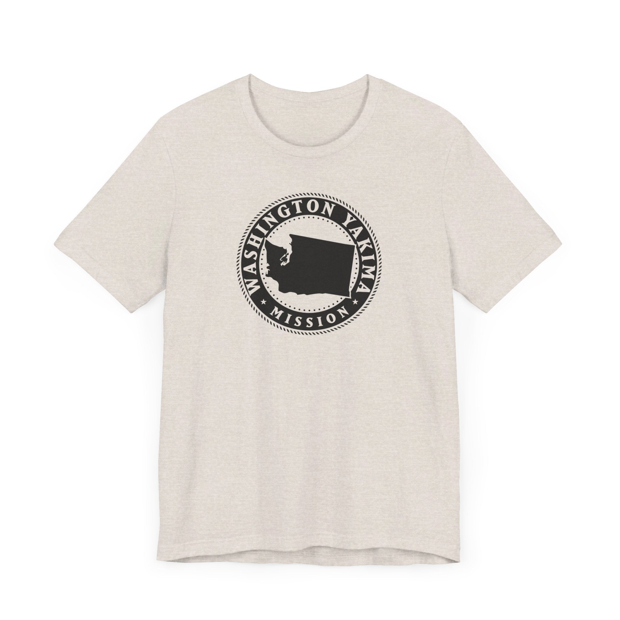 Washington Yakima Mission Circular Monochrome Logo T-Shirt - Mission Wishlist - LDS Missionary Gift Store