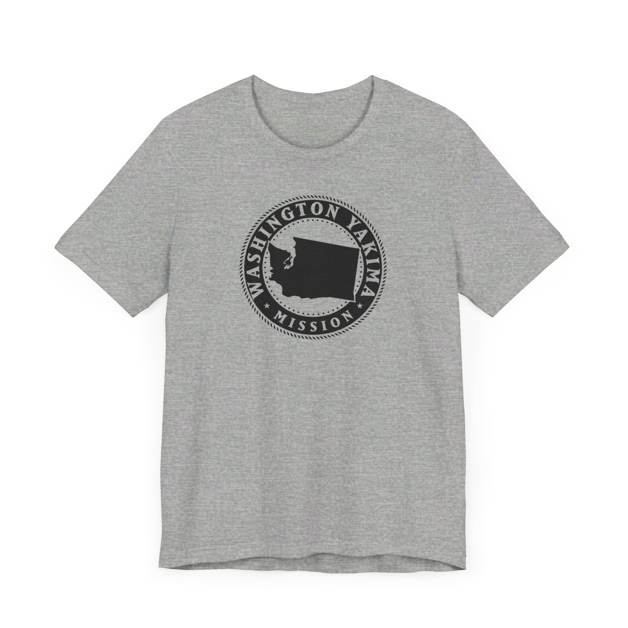 Washington Yakima Mission Circular Monochrome Logo T-Shirt - Mission Wishlist - LDS Missionary Gift Store