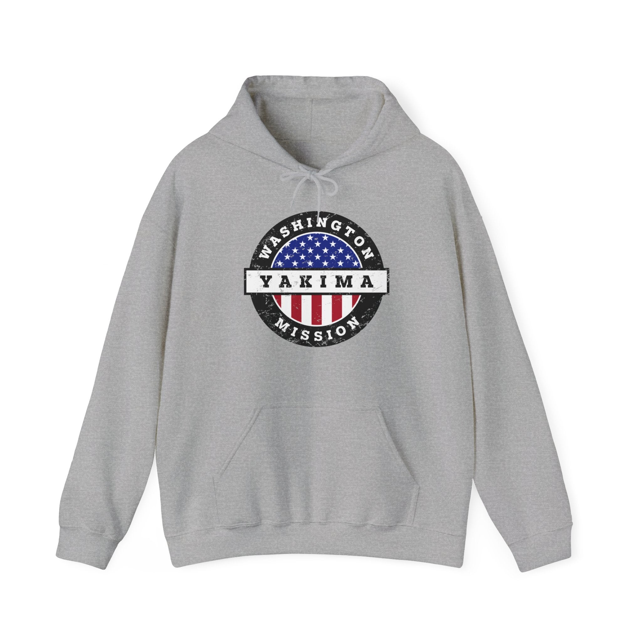 Washington Yakima Mission Circular USA Flag Hoodie - Mission Wishlist - LDS Missionary Gift Store
