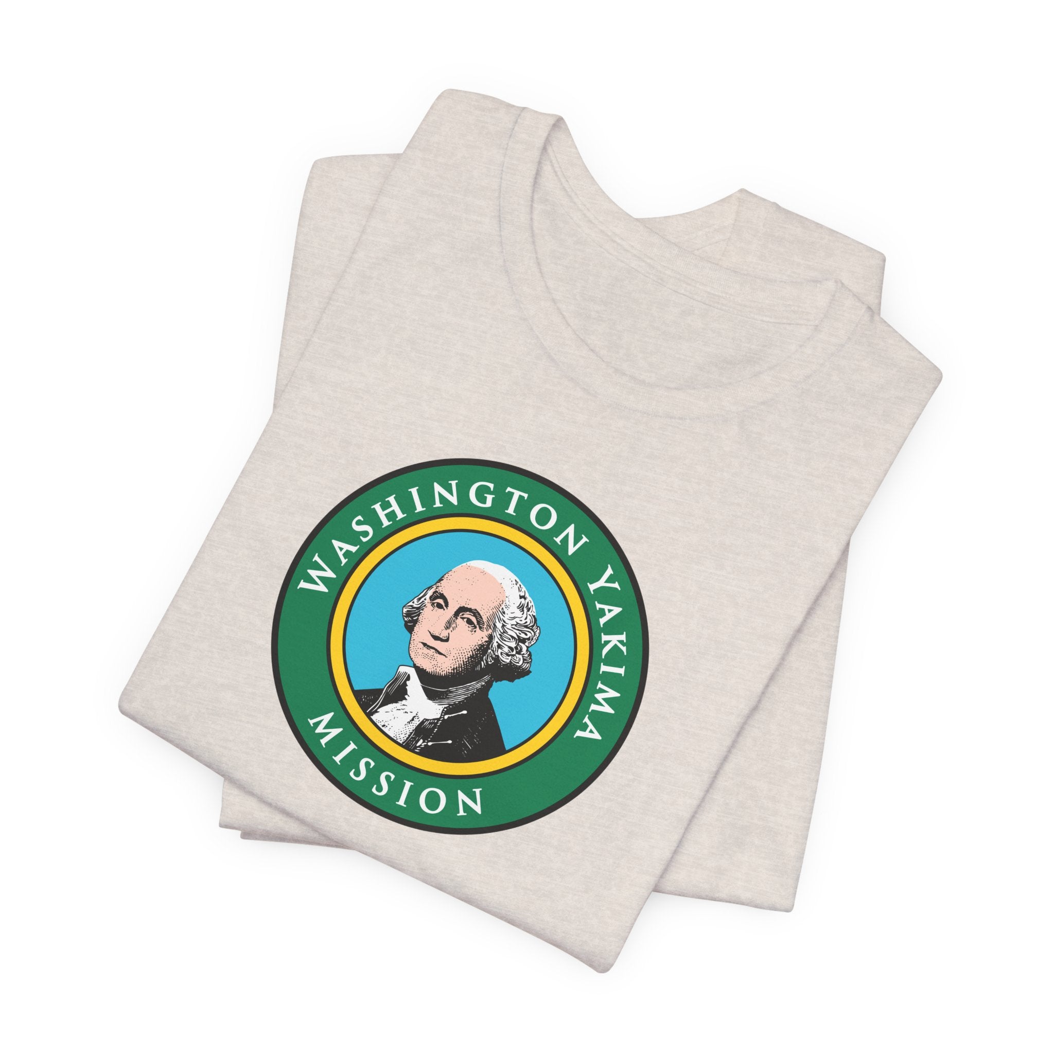 Washington Yakima Mission State Flag Logo (Black Border) T-shirt - Mission Wishlist - LDS Missionary Gift Store