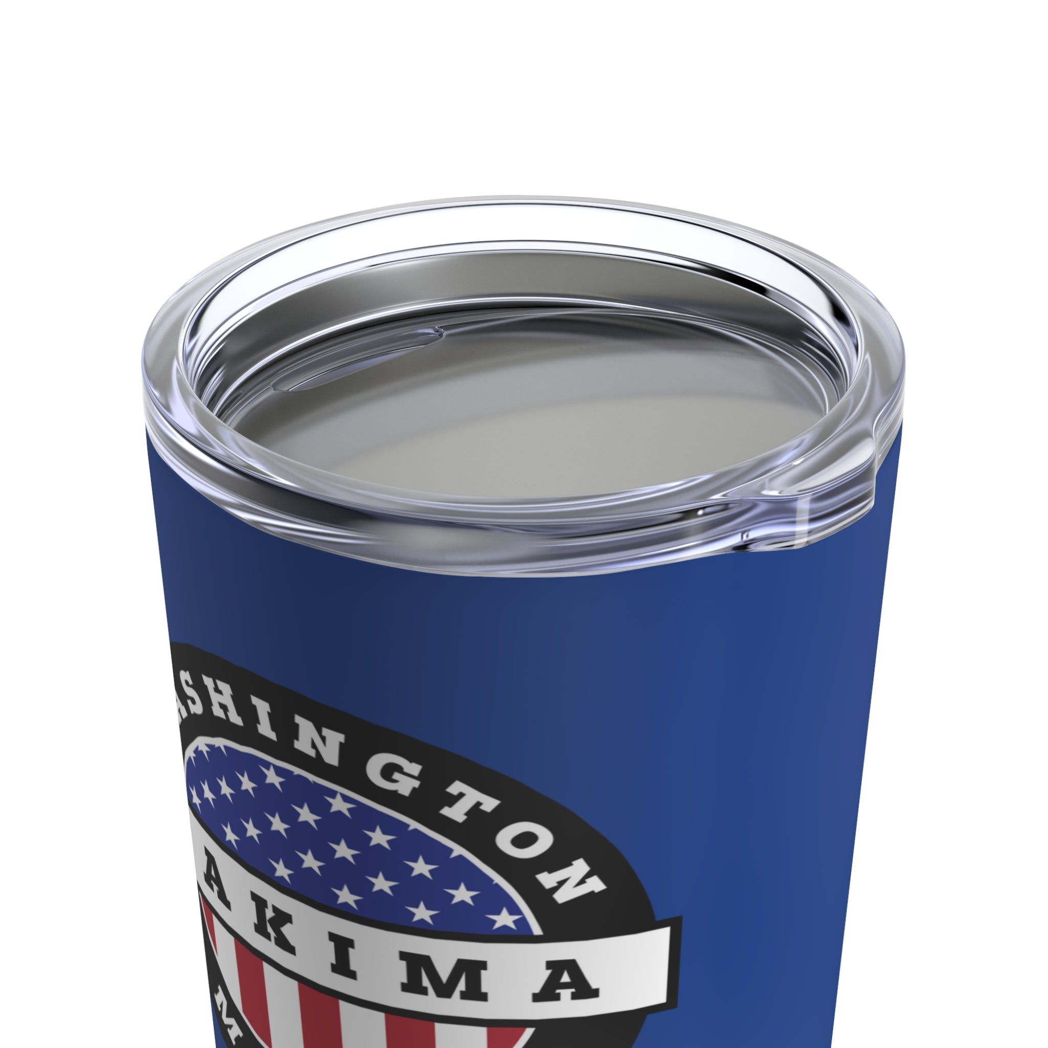 Washington Yakima Mission USA Flag Logo Tumbler 20oz Blue - Mission Wishlist - LDS Missionary Gift Store