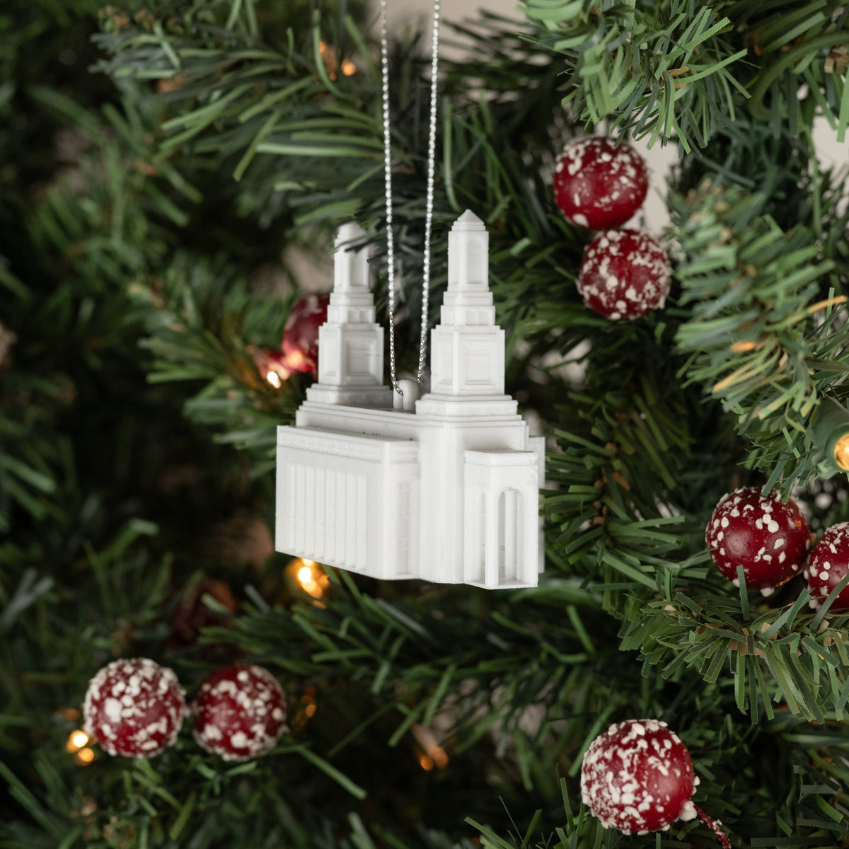 Wellington New Zealand Temple Christmas Ornament