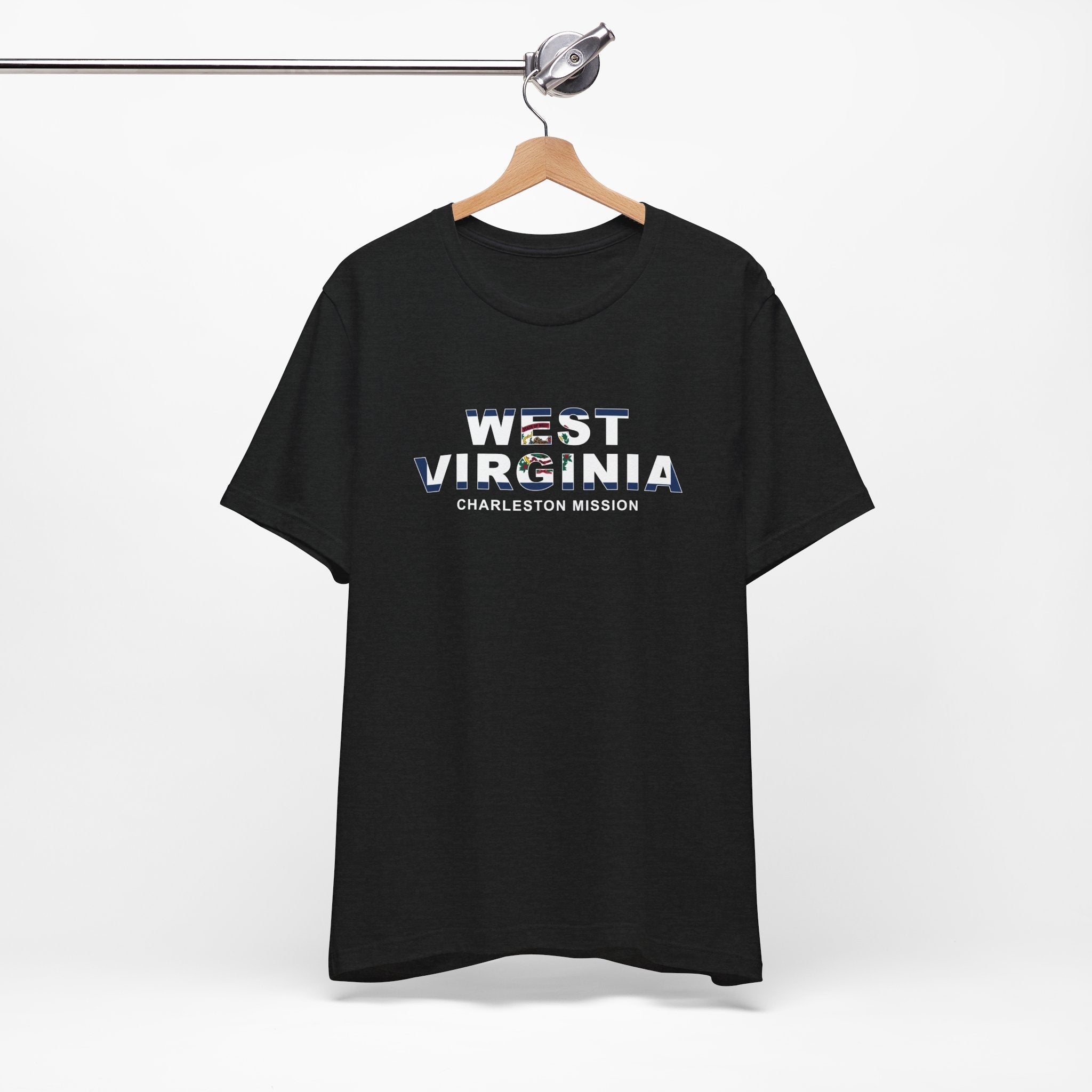 West Virginia Charleston Mission Flag Title T-shirt - Mission Wishlist - LDS Missionary Gift Store