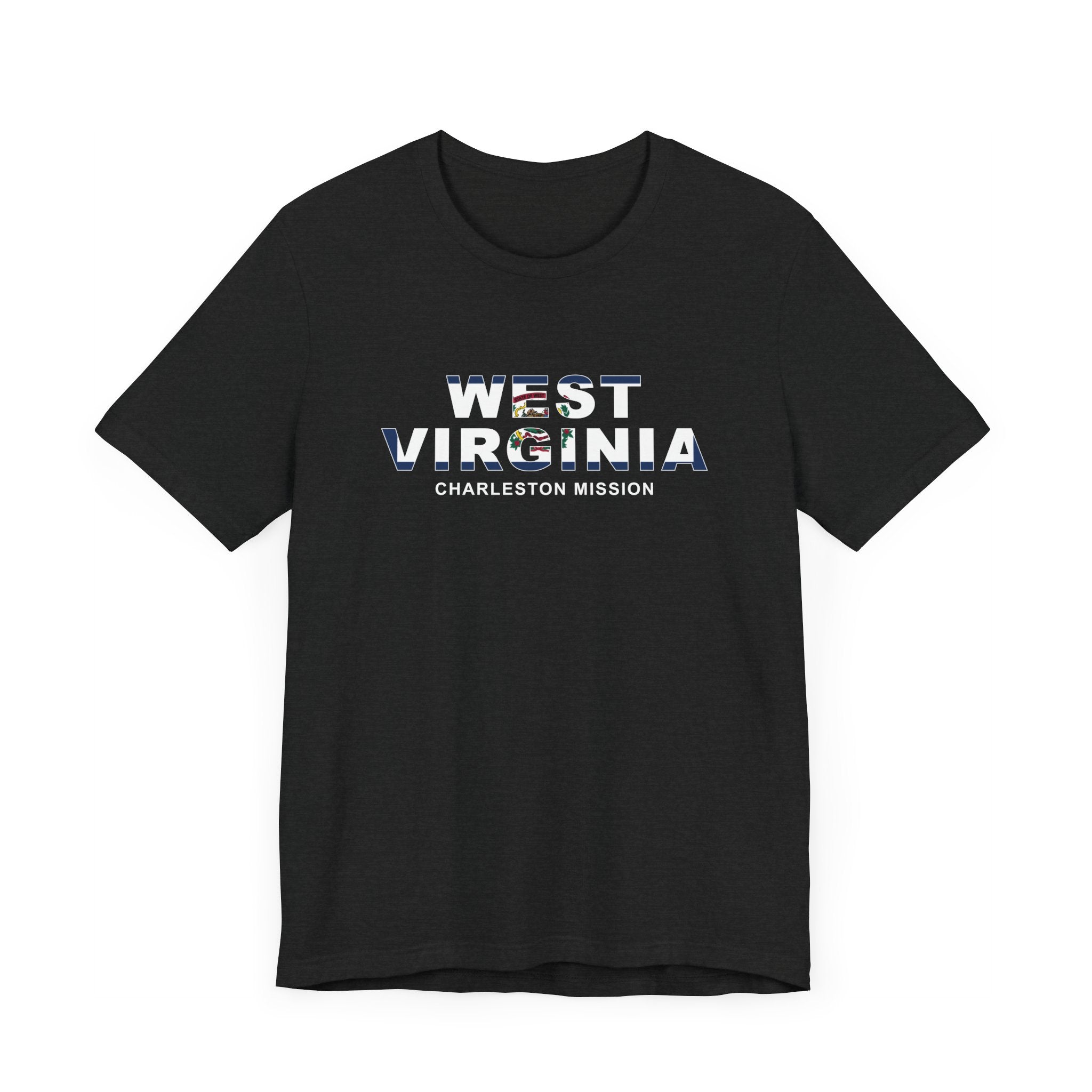 West Virginia Charleston Mission Flag Title T-shirt - Mission Wishlist - LDS Missionary Gift Store