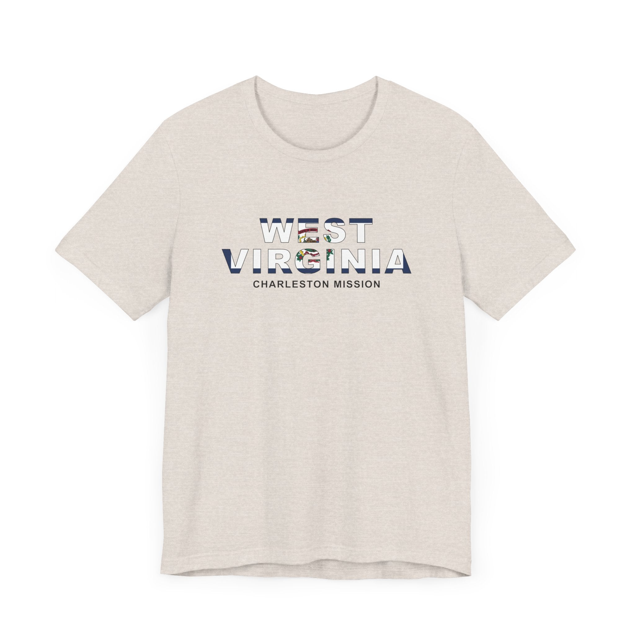 West Virginia Charleston Mission Flag Title T-shirt - Mission Wishlist - LDS Missionary Gift Store