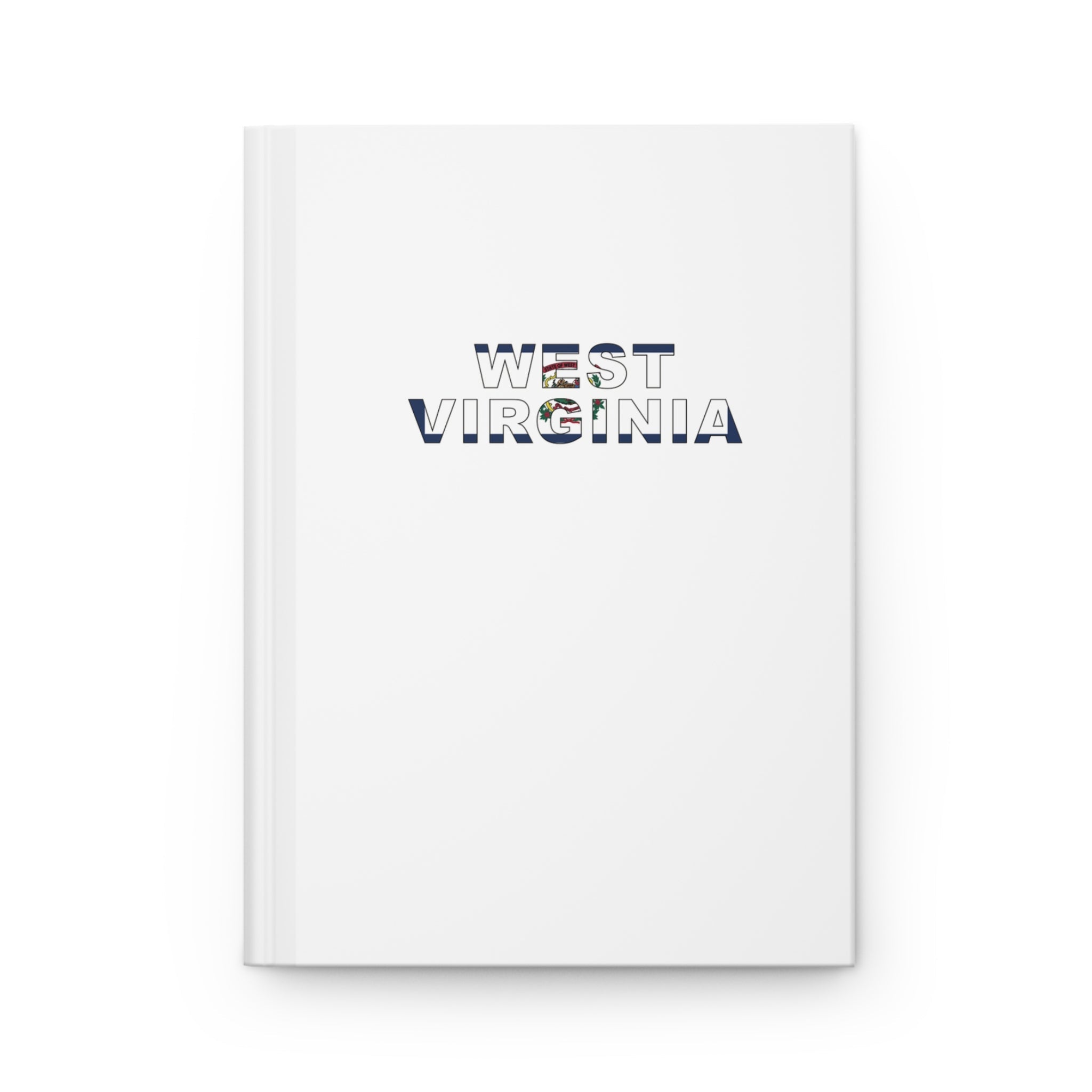 West Virginia Charleston Mission Flag Title White Hardcover Journal Matte - Mission Wishlist - LDS Missionary Gift Store