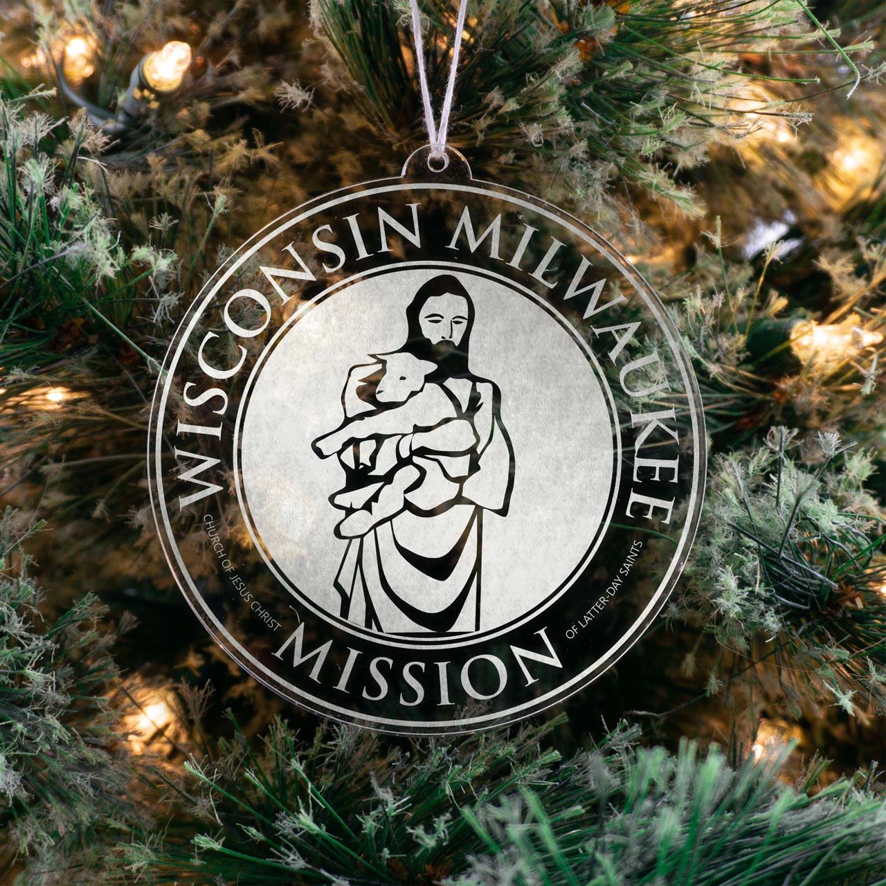 Wisconsin Milwaukee Mission Christmas Ornament - Latter-Day Saint LDS Missionary Gift - Book of Mormon