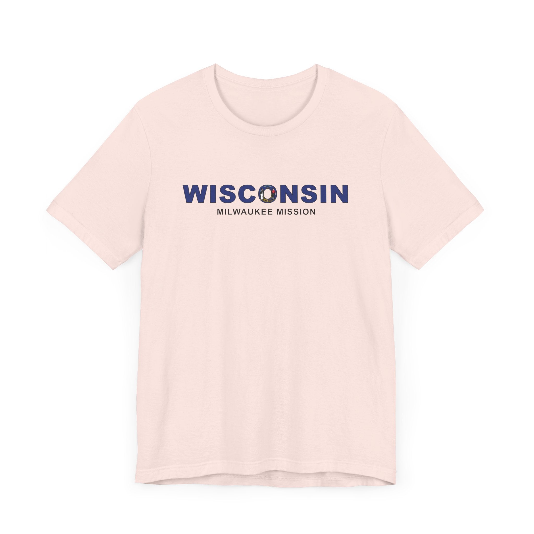Wisconsin Milwaukee Mission Flag Title T-shirt - Mission Wishlist - LDS Missionary Gift Store