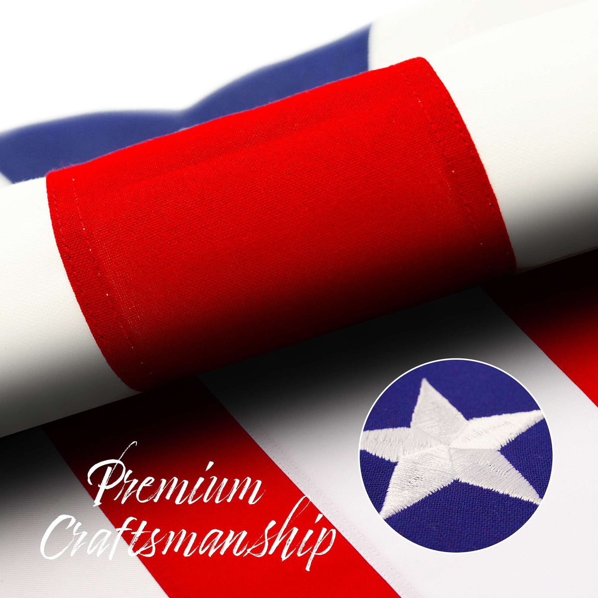 G128 Ohio OH State Flag | 4x6 Ft | StormFlyer Series Embroidered 220GSM Spun Polyester | Embroidered Design, Indoor/Outdoor, Brass Grommets, Heavy Duty, All Weather