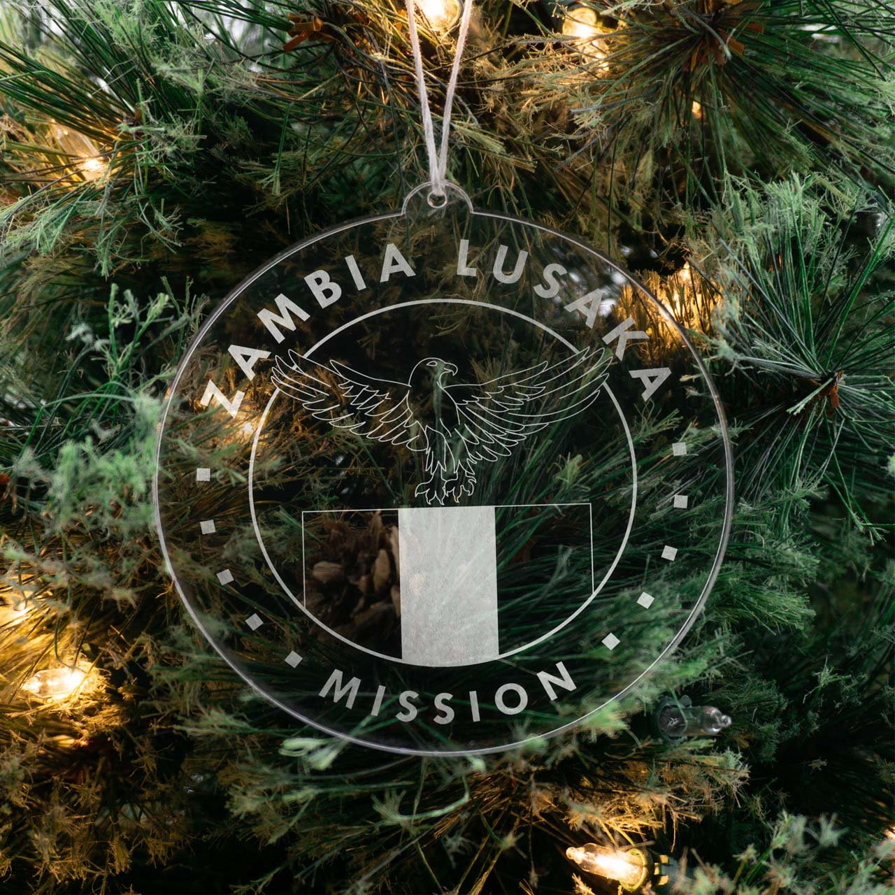 Zambia Lusaka Mission Christmas Ornament - Latter-Day Saint LDS Missionary Gift - Book of Mormon