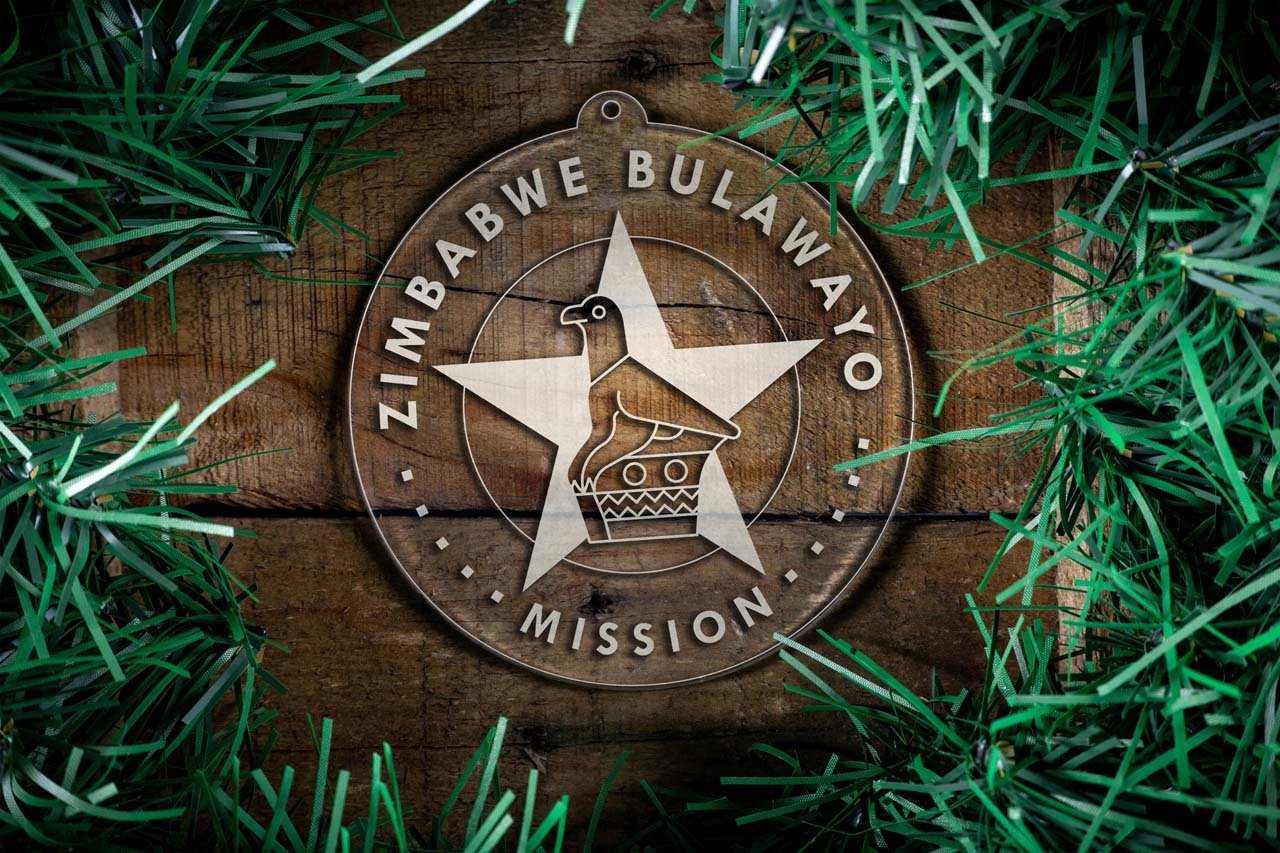 Zimbabwe Bulawayo Mission Christmas Ornament - Latter-Day Saint LDS Missionary Gift - Book of Mormon