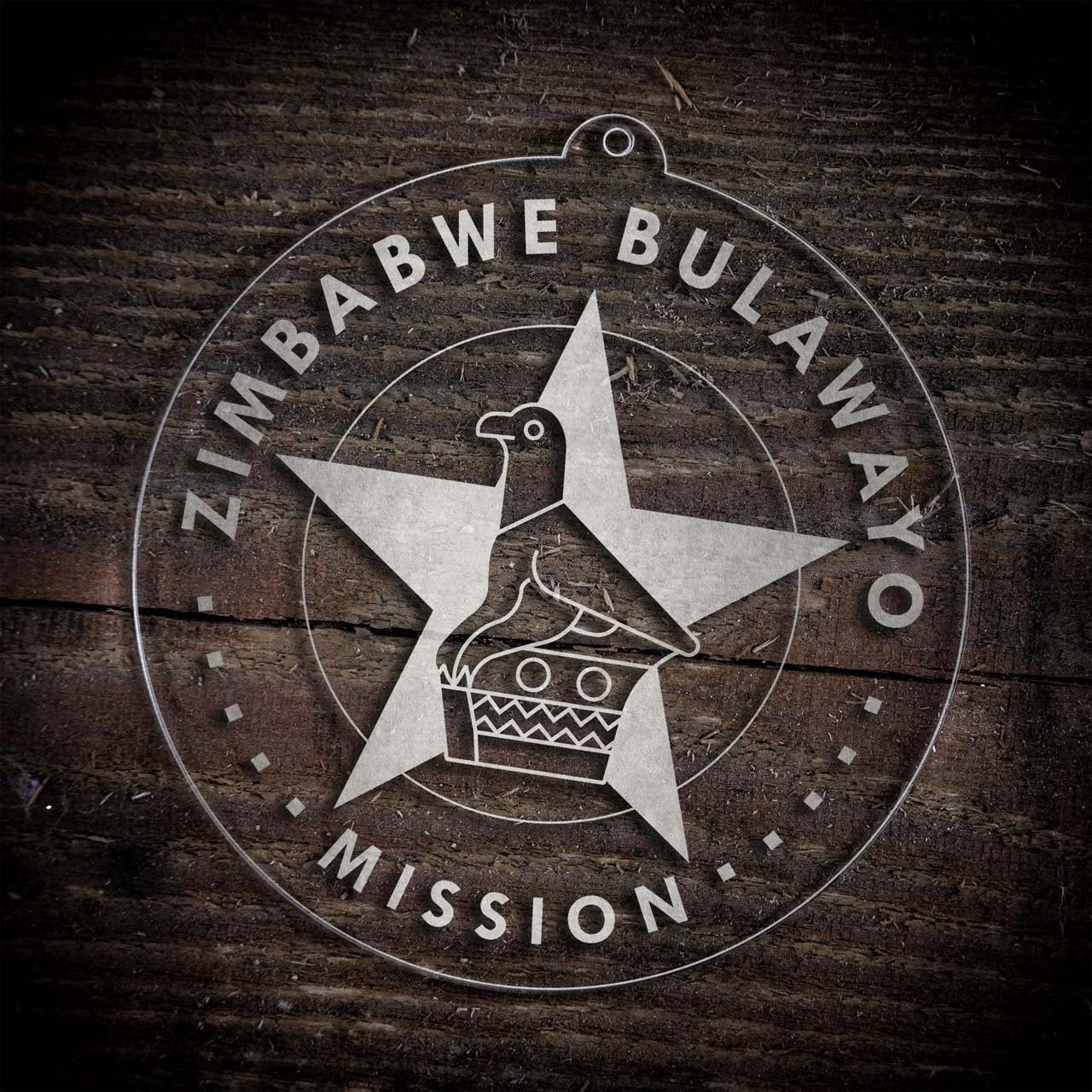 Zimbabwe Bulawayo Mission Christmas Ornament - Latter-Day Saint LDS Missionary Gift - Book of Mormon