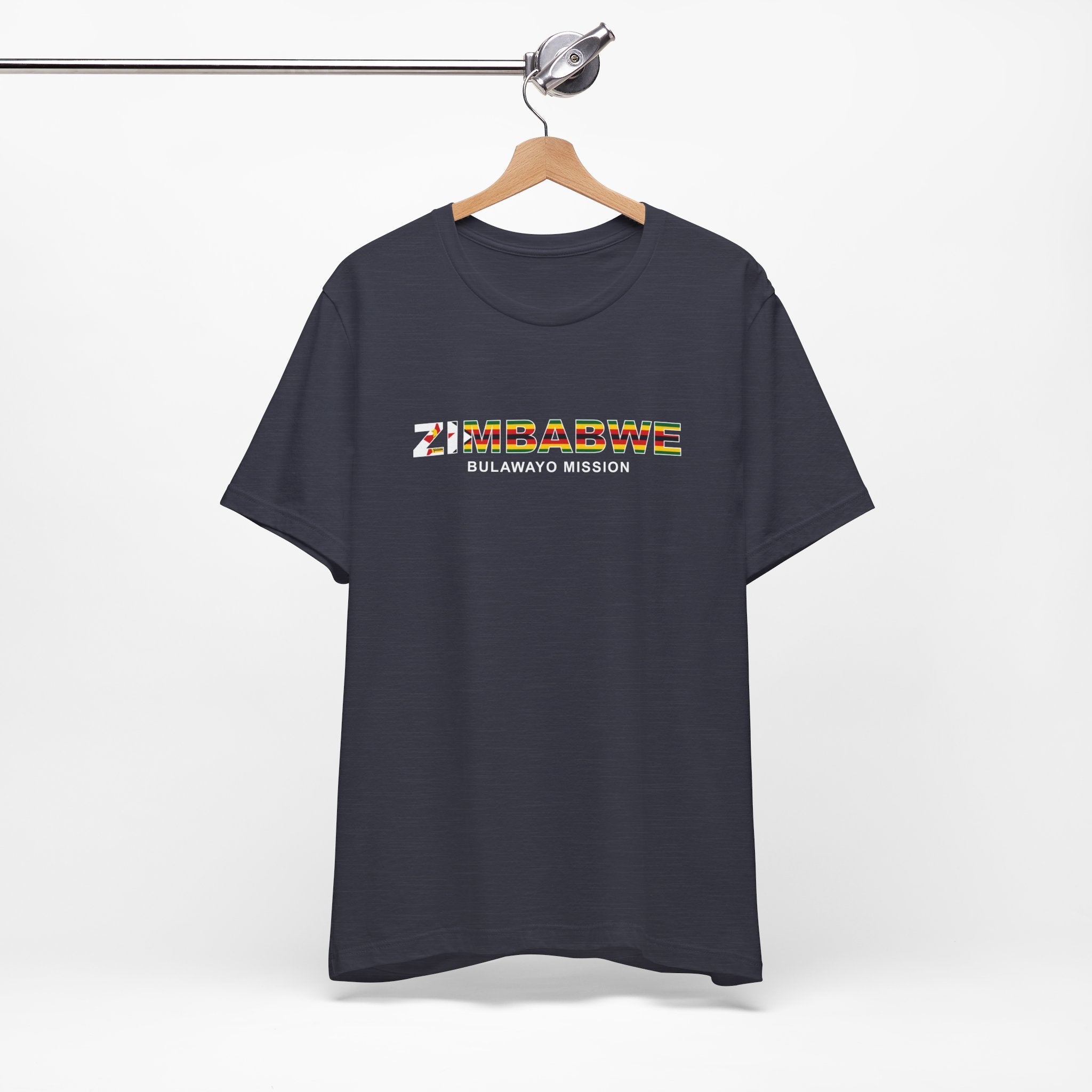 Zimbabwe Bulawayo Mission Flag Title T-shirt - Mission Wishlist - LDS Missionary Gift Store