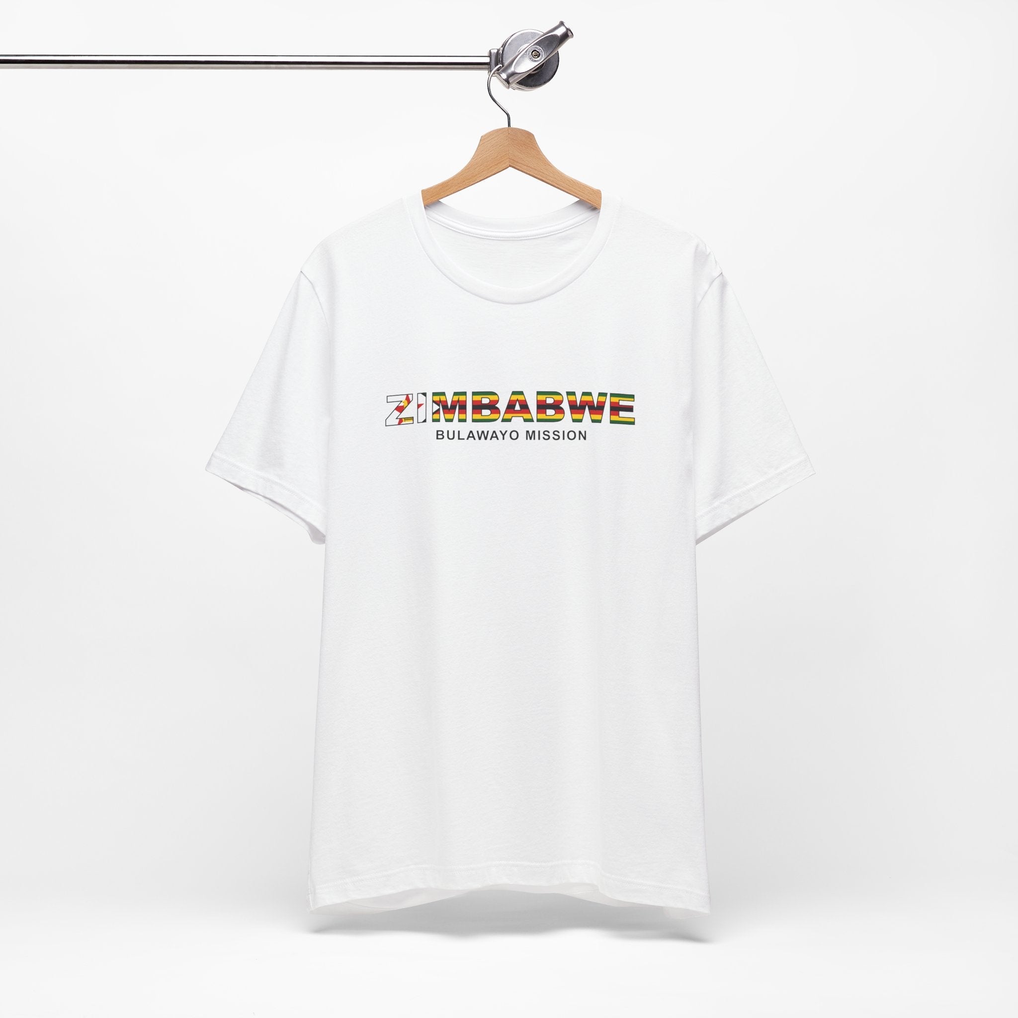 Zimbabwe Bulawayo Mission Flag Title T-shirt - Mission Wishlist - LDS Missionary Gift Store