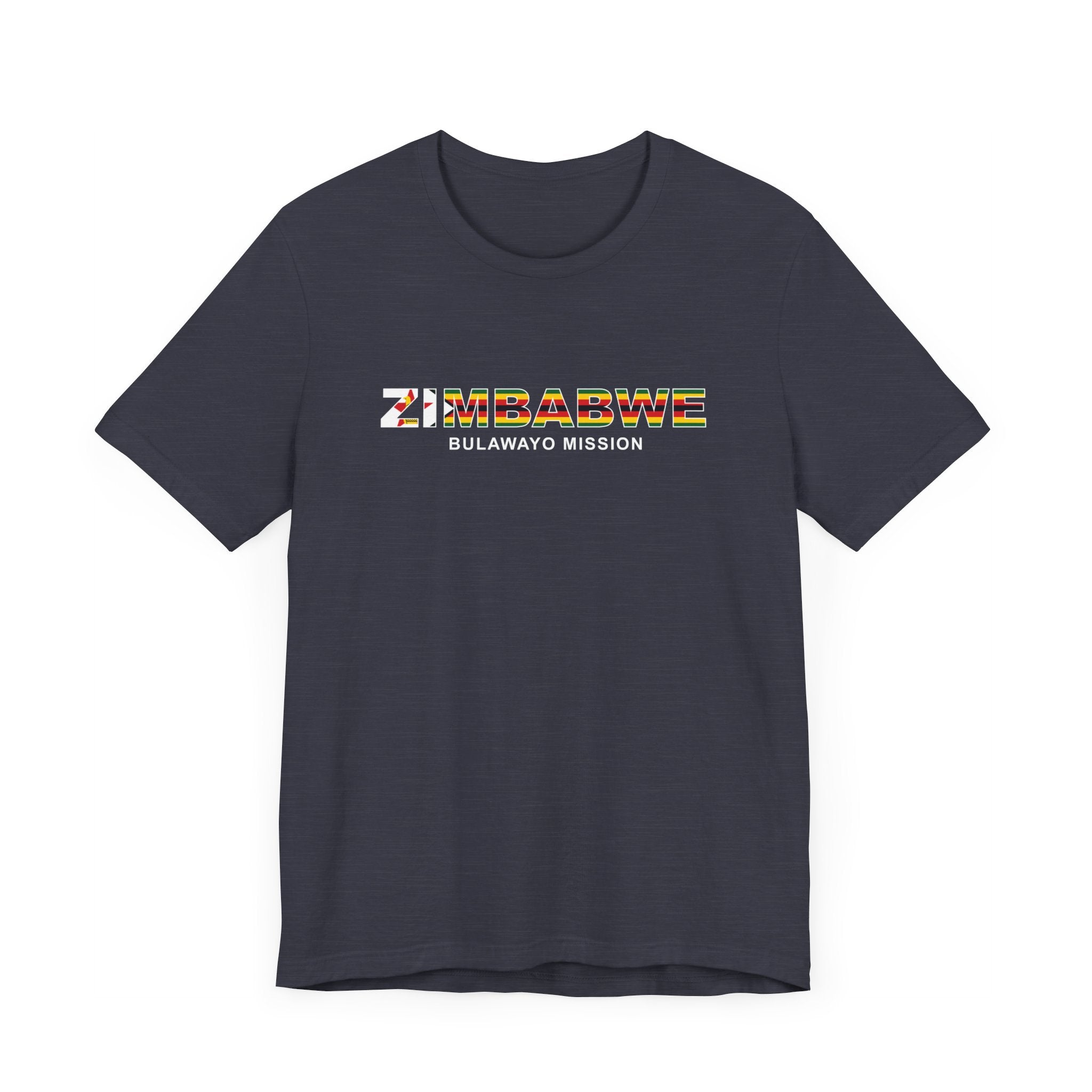 Zimbabwe Bulawayo Mission Flag Title T-shirt - Mission Wishlist - LDS Missionary Gift Store