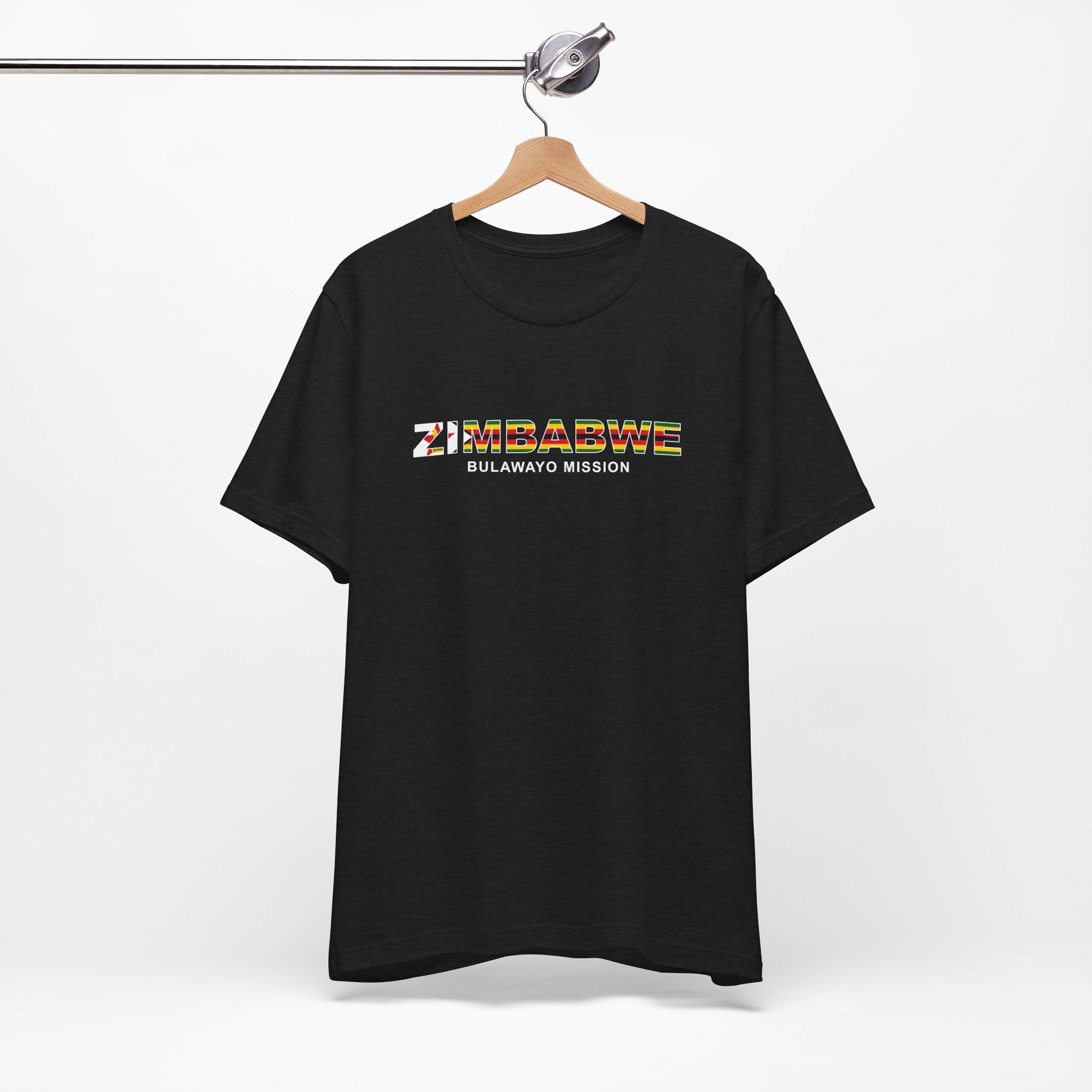 Zimbabwe Bulawayo Mission Flag Title T-shirt - Mission Wishlist - LDS Missionary Gift Store
