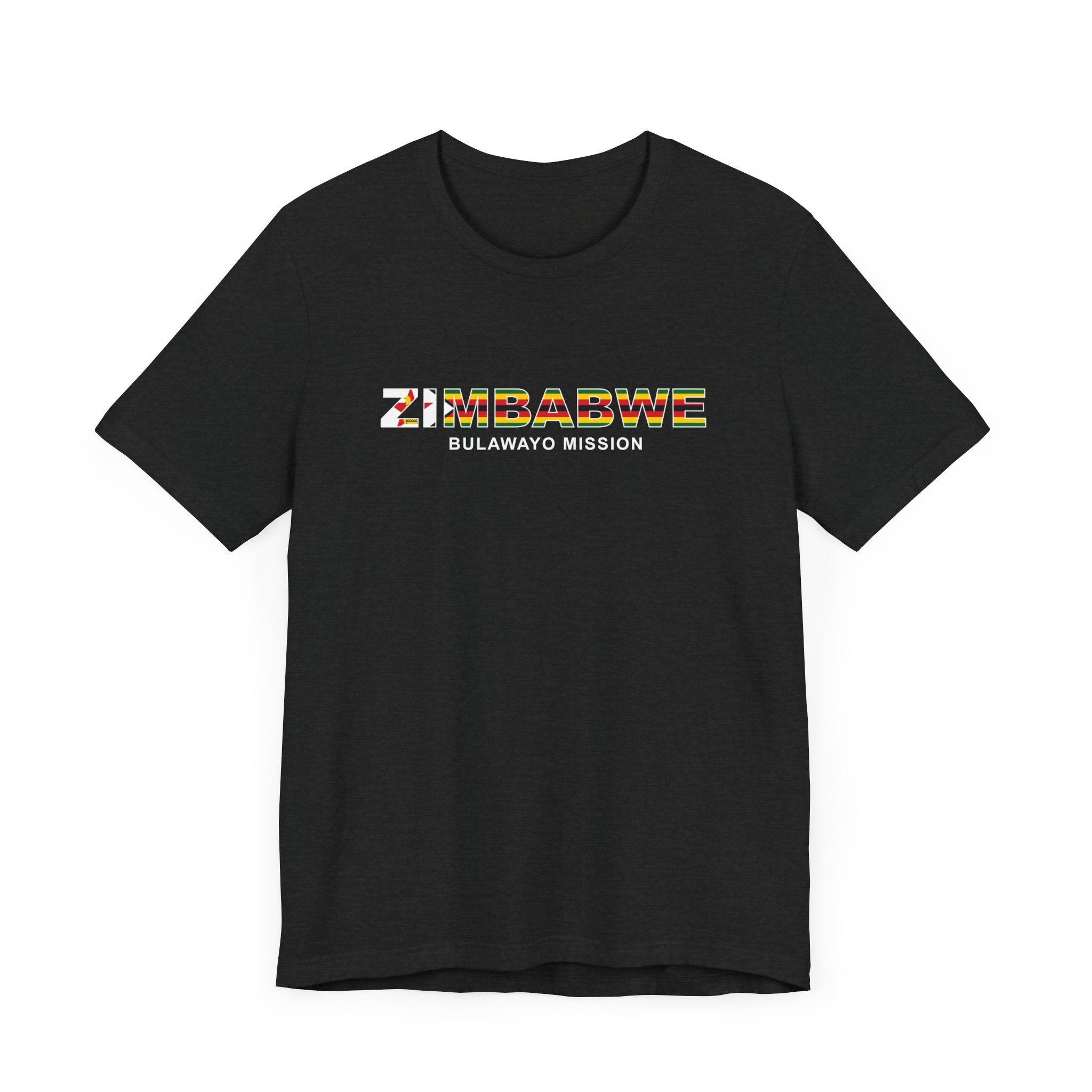Zimbabwe Bulawayo Mission Flag Title T-shirt - Mission Wishlist - LDS Missionary Gift Store