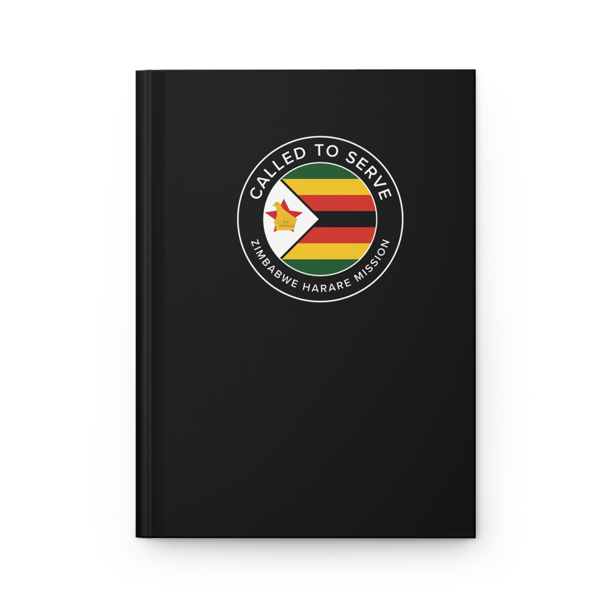 Zimbabwe Harare Mission Circle Flag Called to Serve Black Hardcover Journal Matte - Mission Wishlist - LDS Missionary Gift Store
