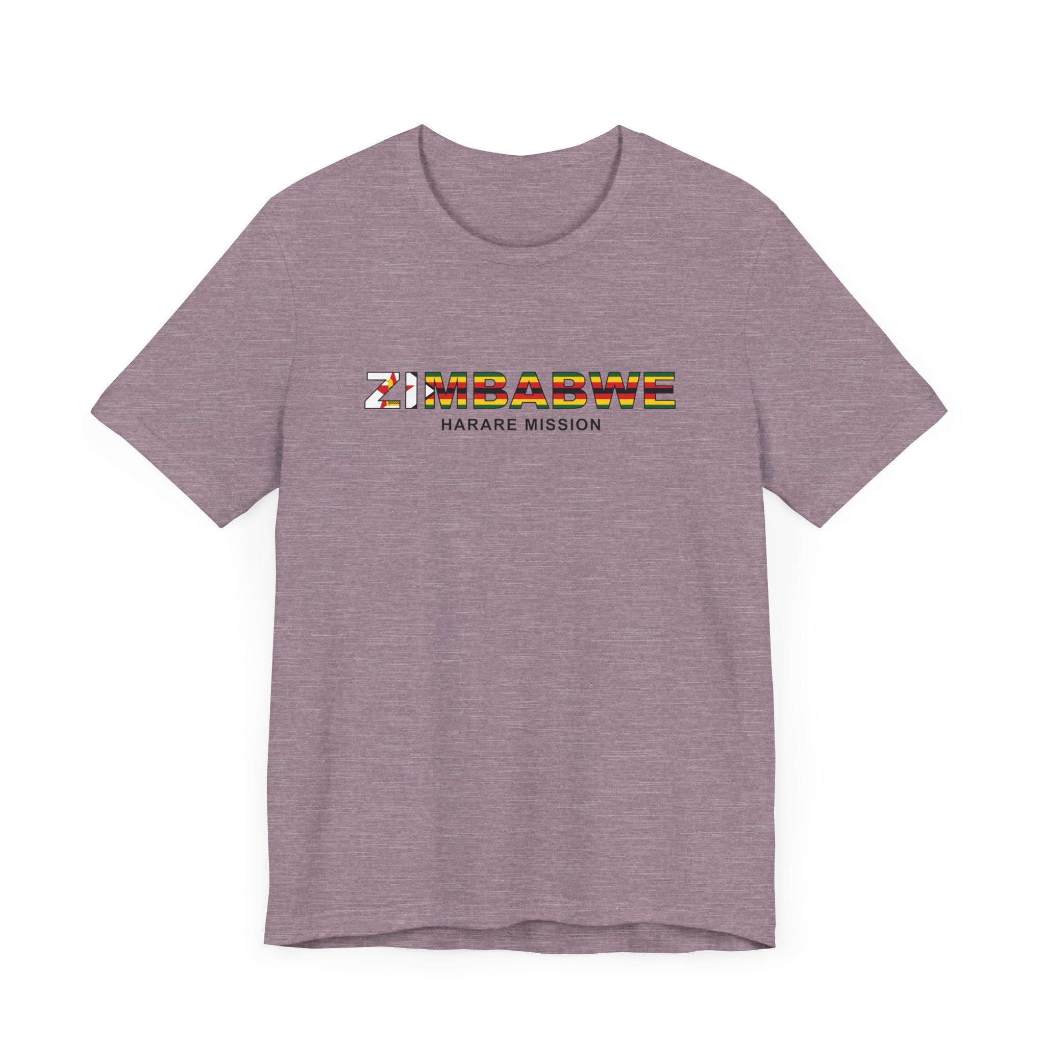 Zimbabwe Harare Mission Flag Title T-shirt - Mission Wishlist - LDS Missionary Gift Store