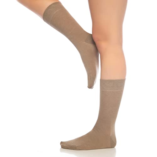Crew Socks for Men and Women Colorful Cotton 6-Pack - 360