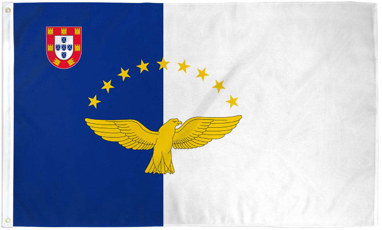 Azores Flag Poly 3X5'