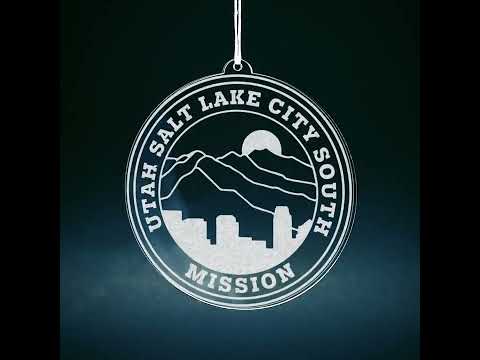 Utah Salt Lake City South Mission Christmas Ornament