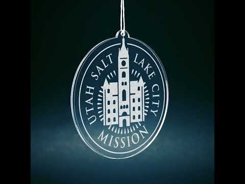 Utah Salt Lake City Mission Christmas Ornament