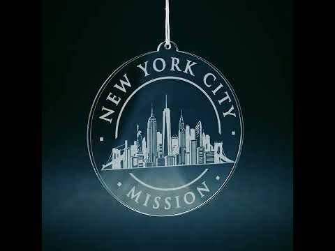 New York New York City Mission Christmas Ornament