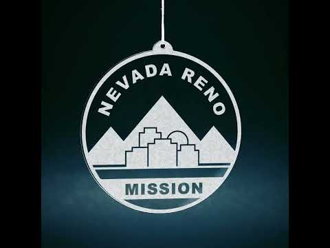 Nevada Reno Mission Christmas Ornament