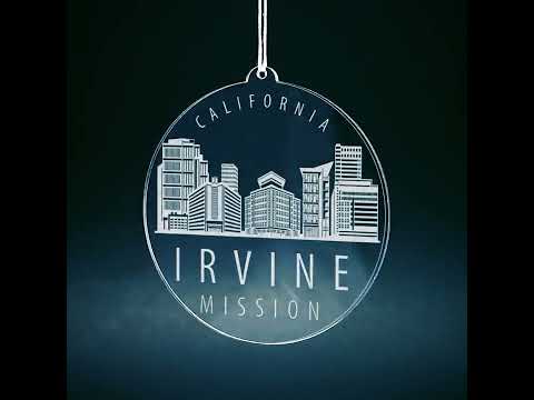 California Irvine Mission Christmas Ornament