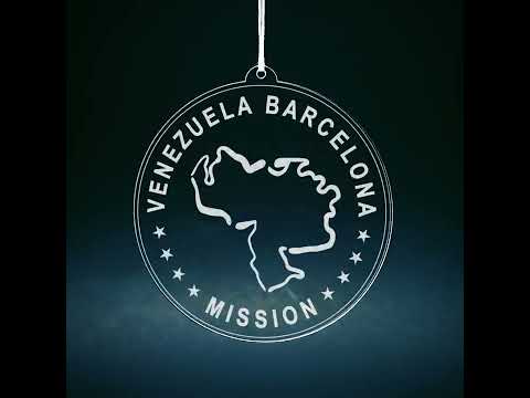 Venezuela Barcelona Mission Christmas Ornament