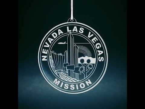 Nevada Las Vegas Mission Christmas Ornament