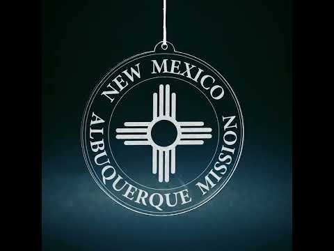 New Mexico Albuquerque Mission Christmas Ornament