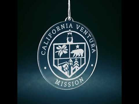 California Ventura Mission Christmas Ornament