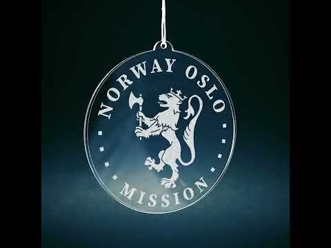 Norway Oslo Mission Christmas Ornament