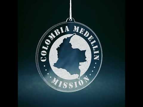 Colombia Medellin Mission Christmas Ornament