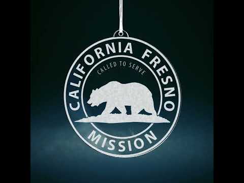 California Fresno Mission Christmas Ornament