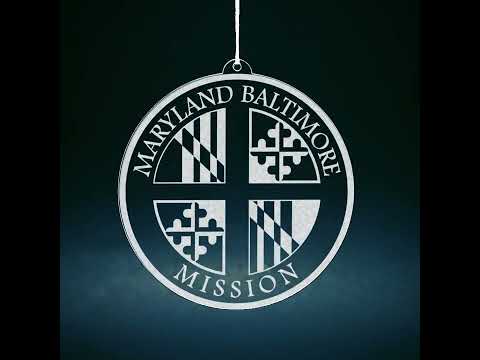 Maryland Baltimore Mission Christmas Ornament