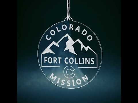 Colorado Fort Collins Mission Christmas Ornament