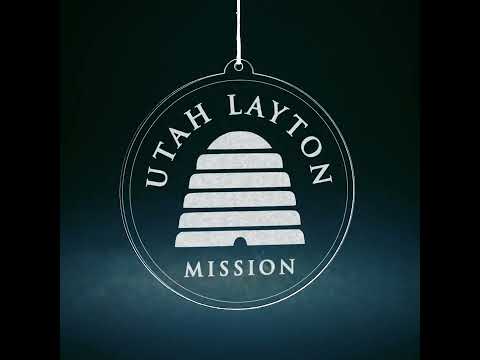 Utah Layton Mission Christmas Ornament
